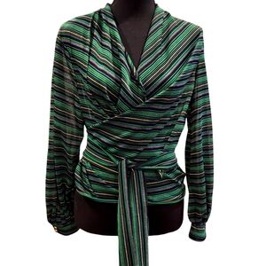 Vintage Mackerness Wrap Blouse